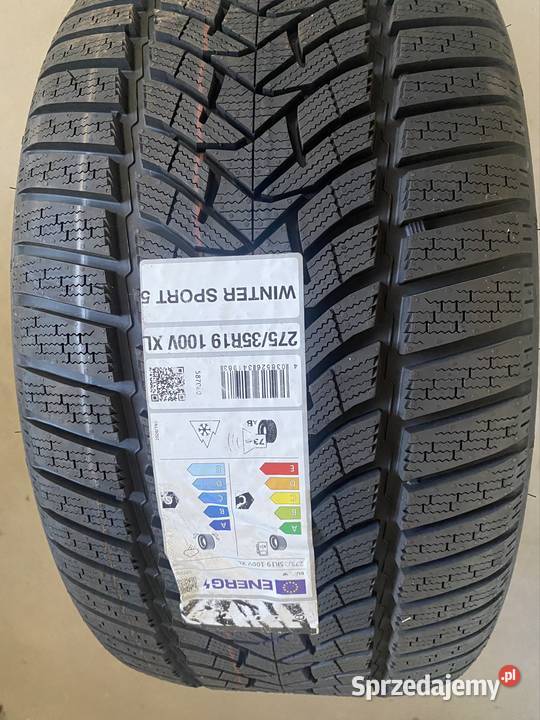 2x opony zimowe Dunlop winter sport 5 27535R19 Łaziska sprzedam