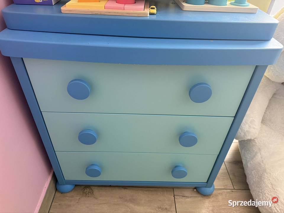 Komoda Ikea niebieska 3 szuflady Gliwice sprzedam