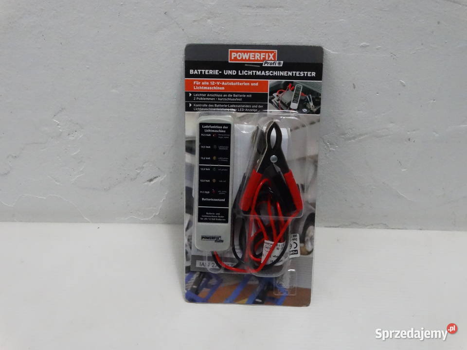 Tester Akumulatora I Alternatora 12V Powerfix