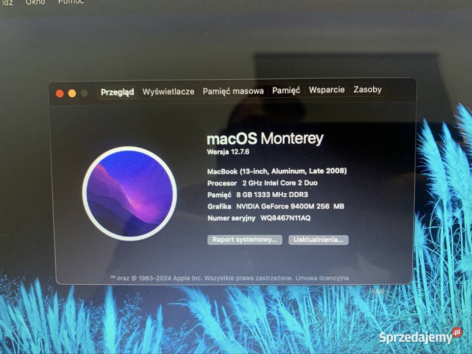 MacBook a1278 iOS Grajewo sprzedam