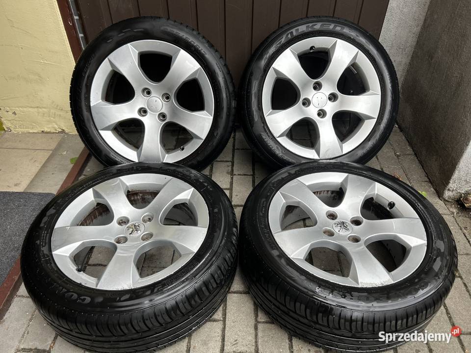 Sprzedam komplet kół alufelg peugeot 4x108 et 29 wielkopolskie Konin sprzedam