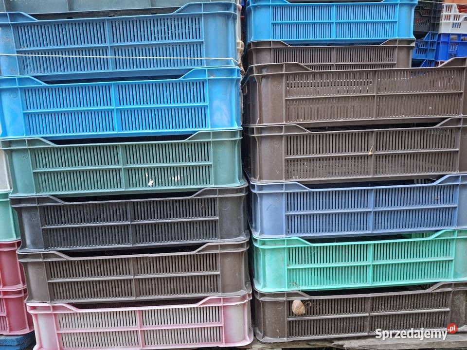 Skrzynki plastikowe 12 Pustków Kraśnik sprzedam