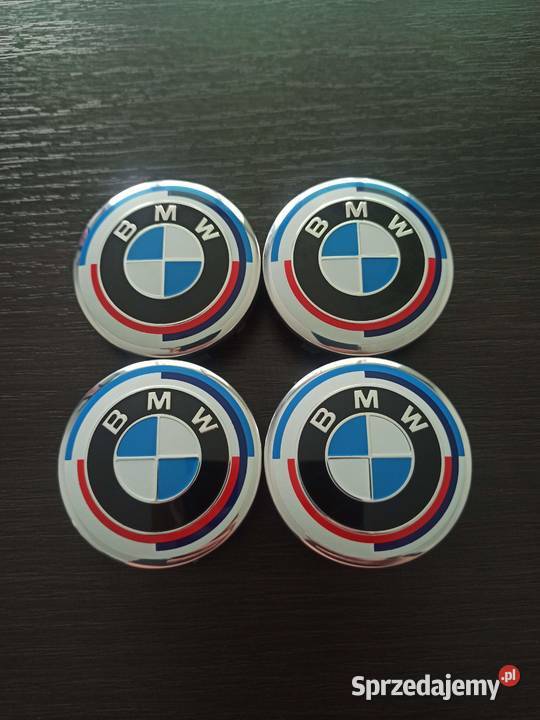 Dekielek kołpaczek znaczek felg 56mm BMW 50 lat Łódź