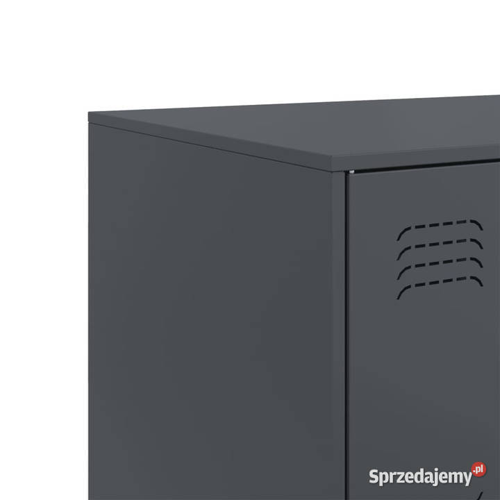 Szafka boczna antracytowa 99x39x73 stal WM841795 mazowieckie Warszawa