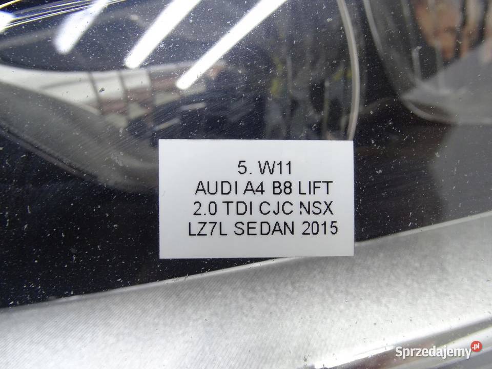LAMPA LEWA PRZÓD PRZEDNIA AUDI A4 B8 LIFT 1115R