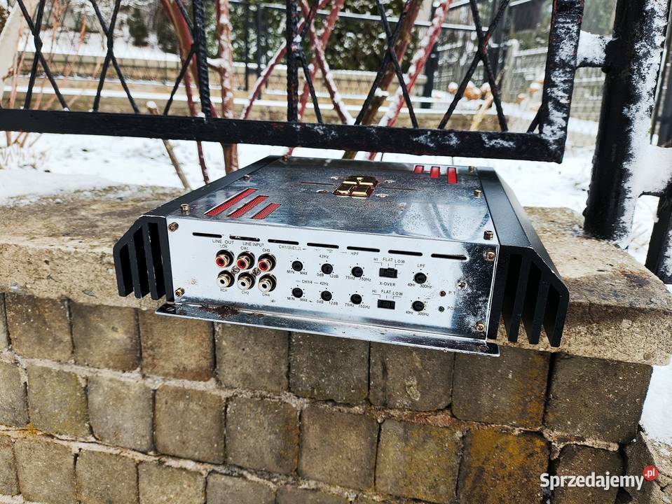 Wzmacniacz samochodowy 4 kanałowy GS Audio 4300S Ilość kanałów 4 Niegowonice