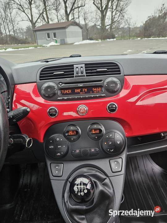Fiat 500 14 benzyna 100 serwosowany panoramadach pierwszy właściciel Koźmin Wielkopolski