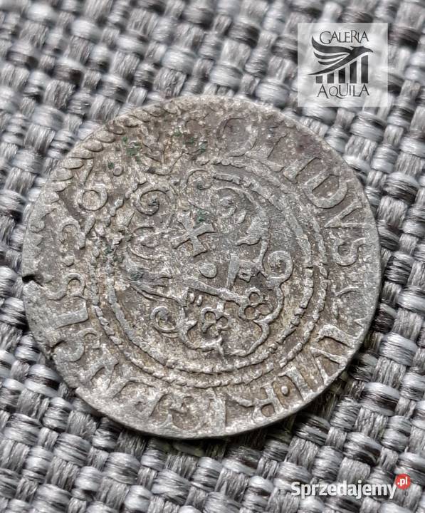 3 Szeląg inflancki Gustaw Adolf Krystyna Karol Gdańsk