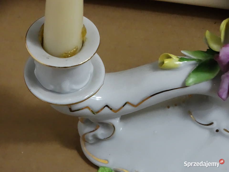 Zestaw porcelany dekoracyjnej bez uszkodzeń lubelskie
