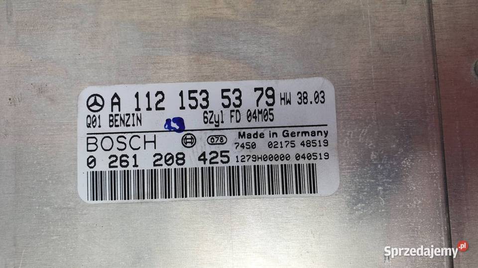 KOMPUTER ECU A1121535979 MERCEDES SL 350 37