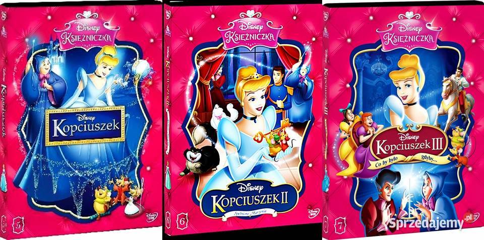 KOPCIUSZEK TRYLOGIA DISNEY KSIĘŻNICZKA Kalisz