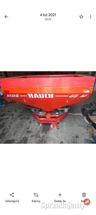 Rozsiewacz nawozów rauch mds 65 łódzkie Sieradz