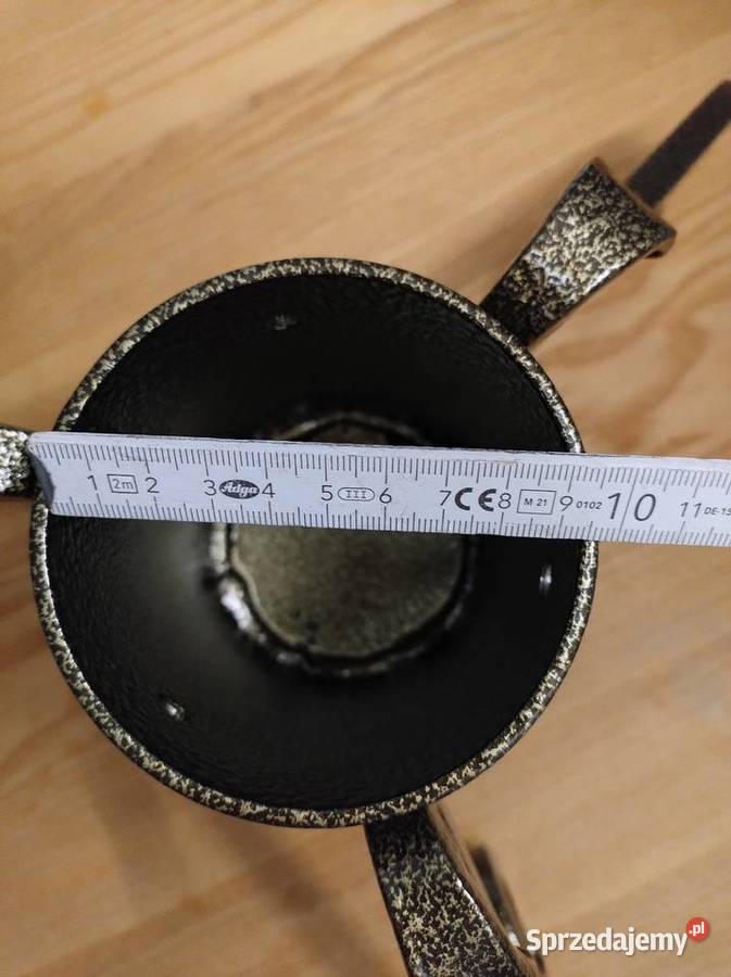 Stojak choinkowy kuty klasyczny złoty śląskie Racibórz