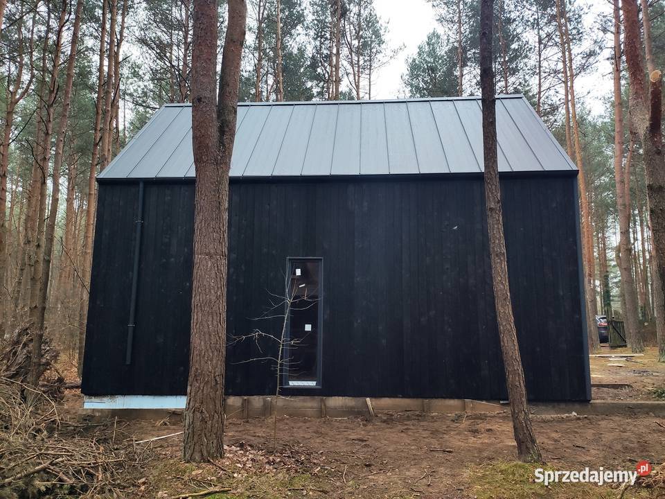 domek opalany 35m nowoczesna stodoła dom z mazowieckie Józefów