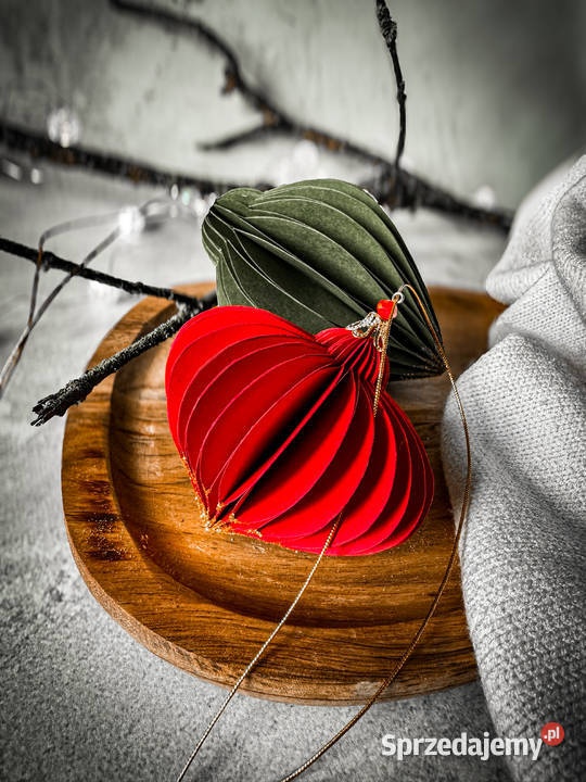 Unikalne retro zawieszki bombki handmade z