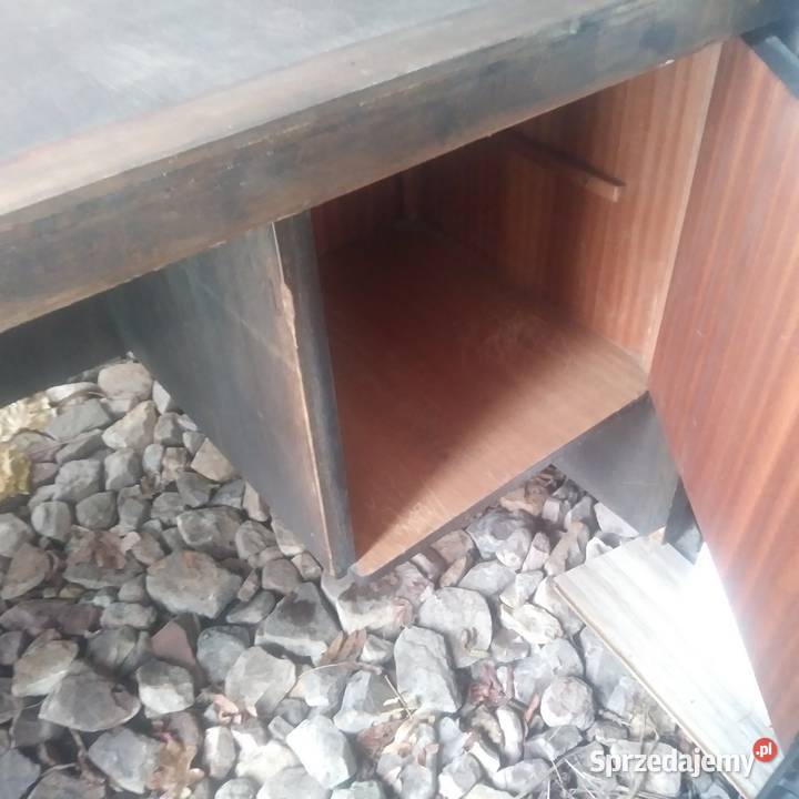 Stare przedwojenne dwustronne biurko 180 x 84 Zagnańsk