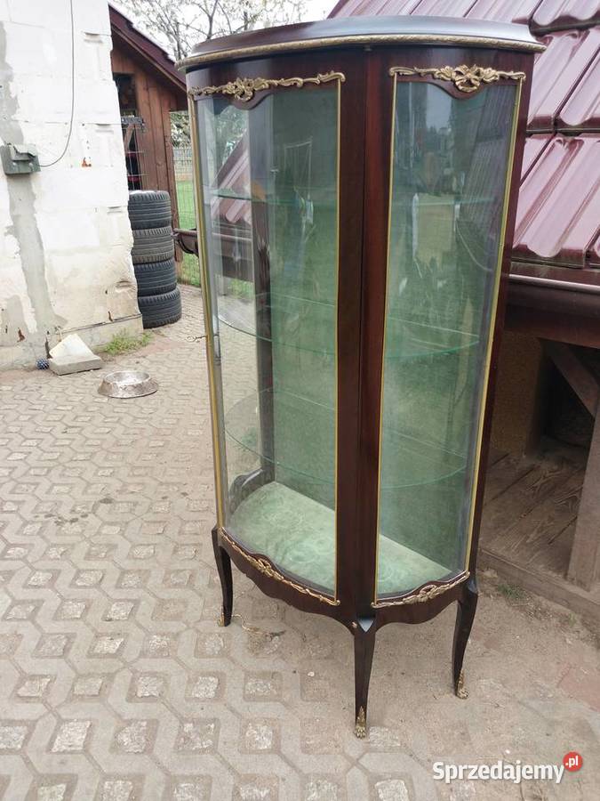 Stylowa witryna LUDWIK XV Serwantka Gablota Meble zachodniopomorskie Przybiernów