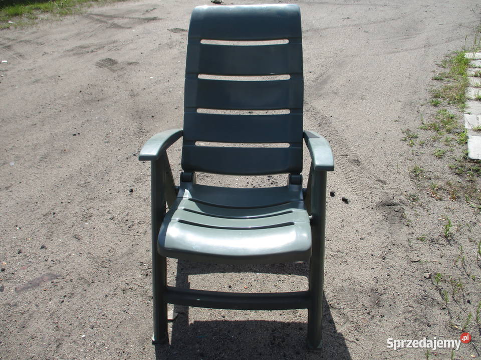 Leżak plastikowy zielony Zielona Góra