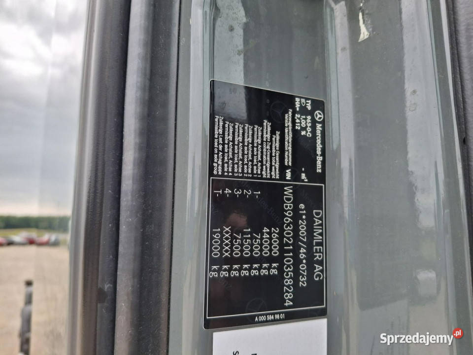 Mercedes actros 448KM Samochody ciężarowe Samochody ciężarowe sprzedam