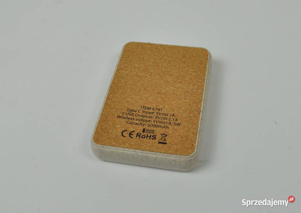 POWERBANK MERAK 5000 mAh z logo grawer 10 Leżajsk