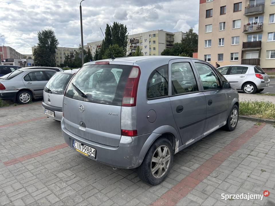 Opel Meriva 17 diesel ISUZU niebieski kujawsko-pomorskie