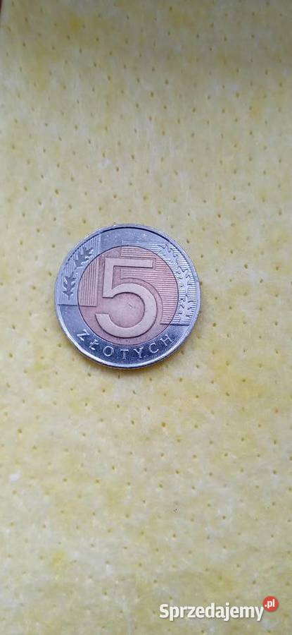 Moneta 5zlz 2015 roku Skoczów