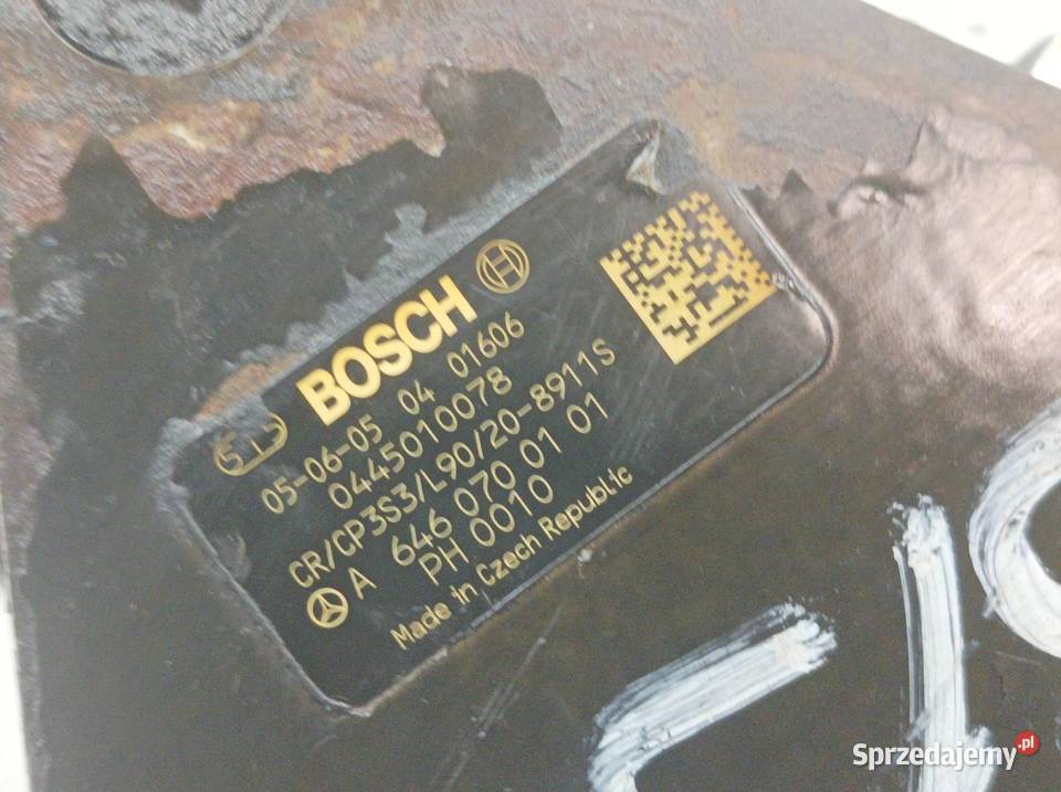 POMPA WTRYSKOWA 0445010078 A6460700101 22 CDI świętokrzyskie