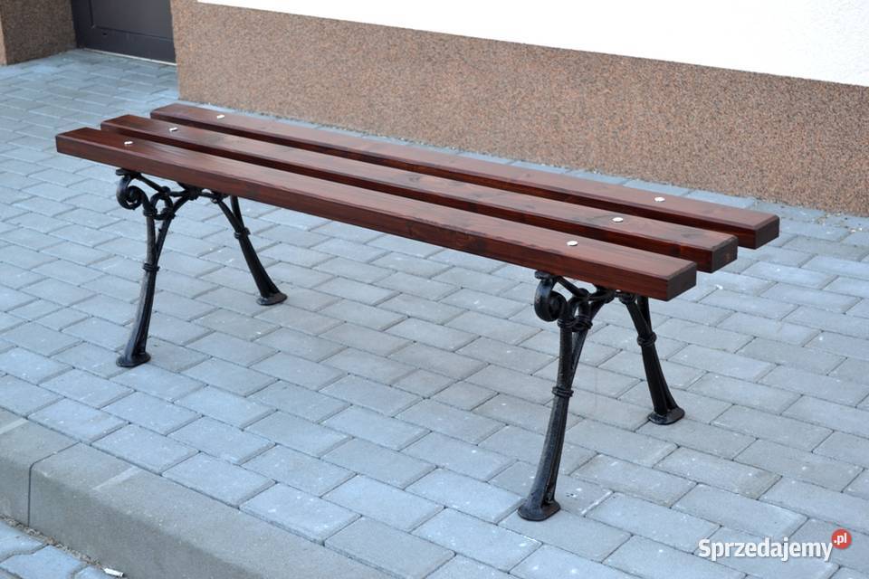 Ławka Parkowa Ogrodowa bez oparcia Miejska