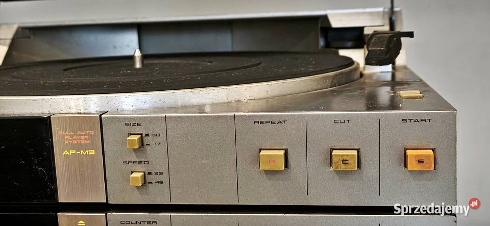 Akai APM3 gramofon vintage do wieży midi łódzkie Piotrków Trybunalski