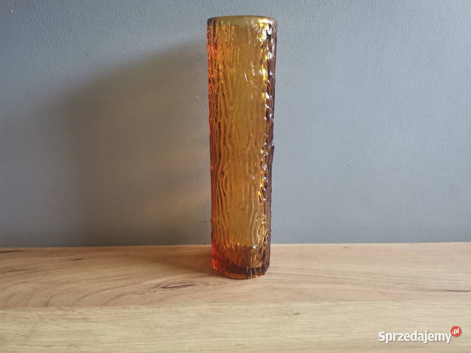 Stary bursztynowy wazon Pieniek projekt Vaclav śląskie Katowice