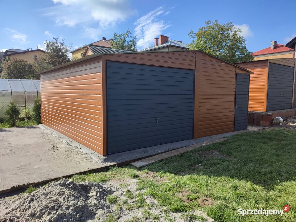 Duży Garaż Blaszany Wiata Garaże Blaszane Częstochowa