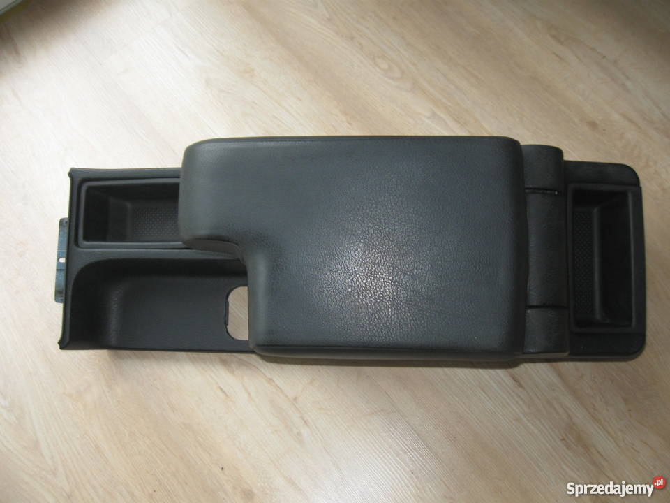Podłokietnik BMW e36 czarna skóra tunel