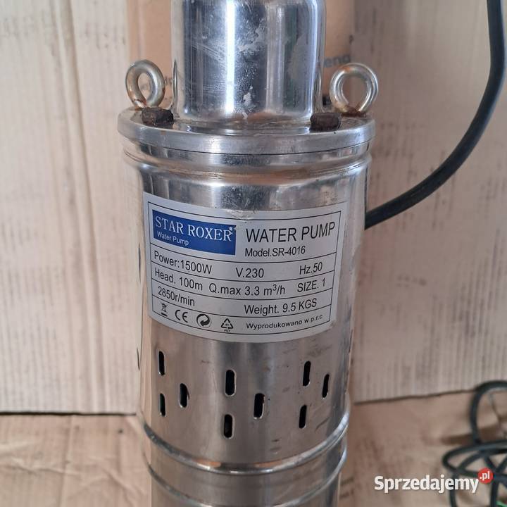 Pompa wody głębinowa 230V 1500W obudowa ze stali Zamość