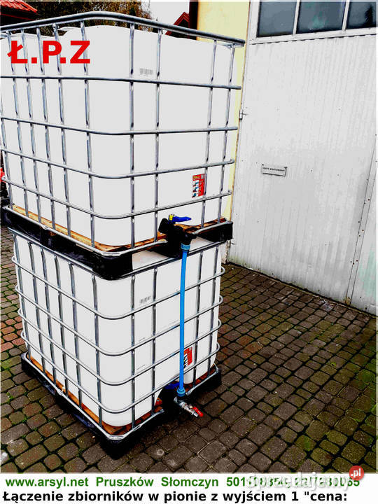 ZBIORNIK 1000 L POJEMNIK 1000 L WYLEWKA ADAPTER mazowieckie Pruszków sprzedam