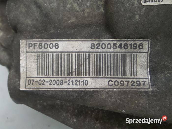 MASTER MOVANO 25 DCI skrzynia biegów PF6006 6 Kielce