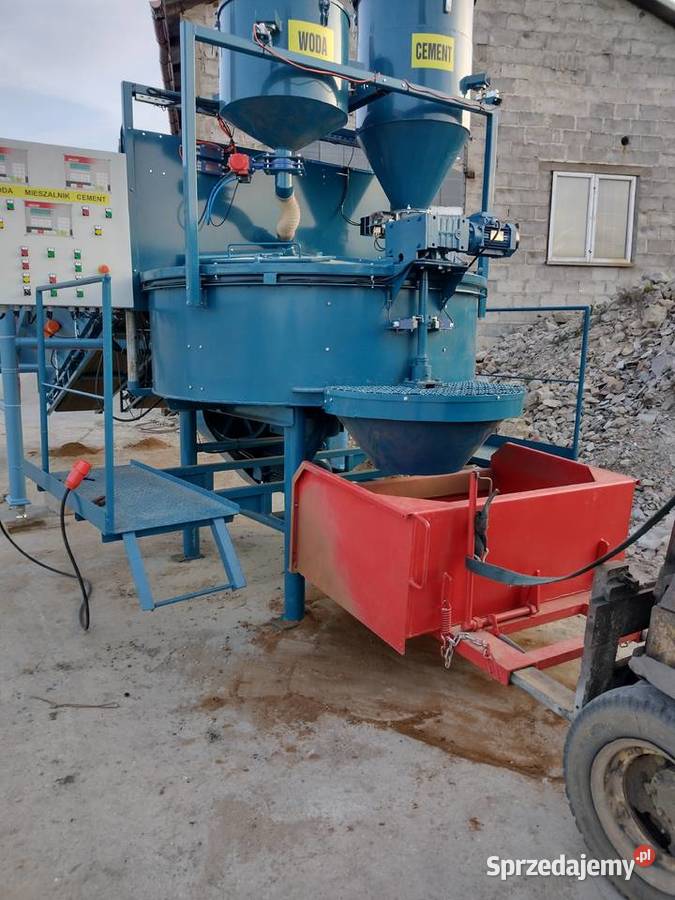 węzeł betoniarski waga cementu wody Jastrząb