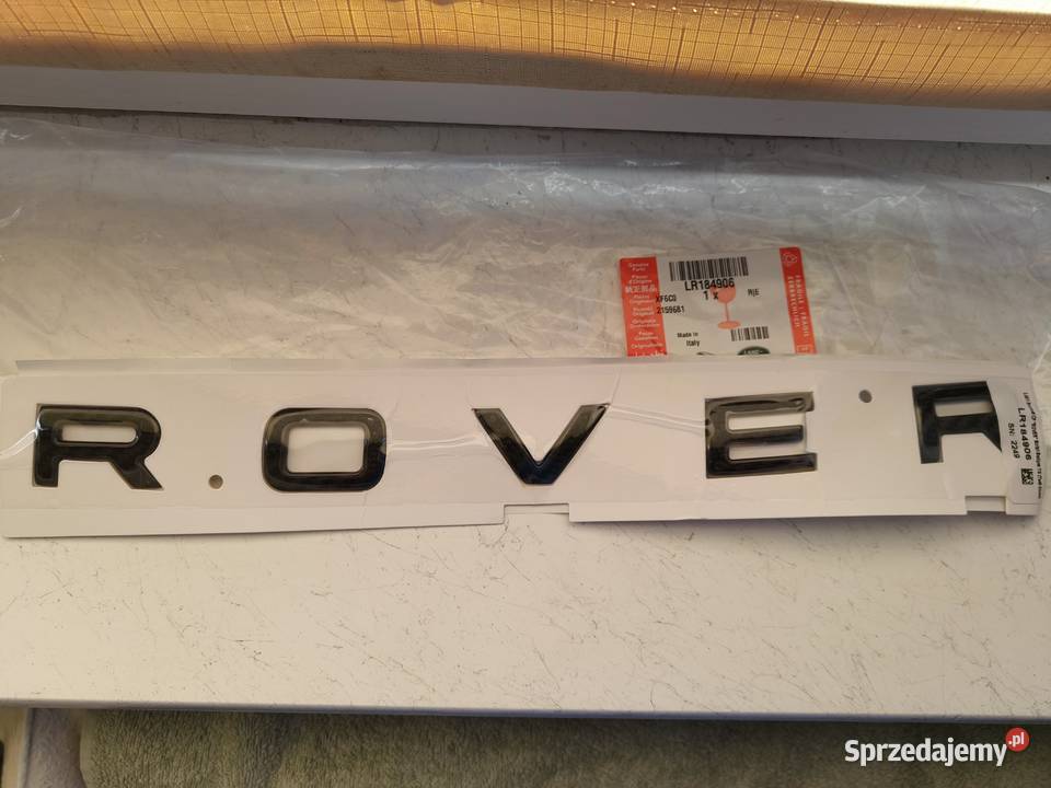 Emblemat znaczek Range Rover na maskę NOWY Zagórowa sprzedam