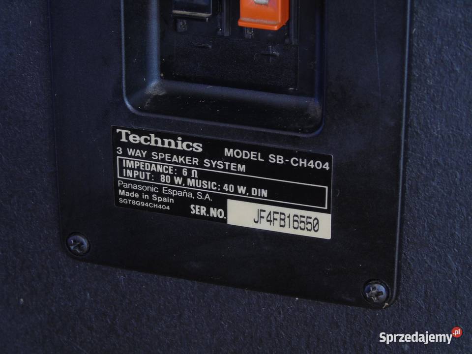 Kolumny Technics SBCH404 sprawne 2 x 80 wat Jasło