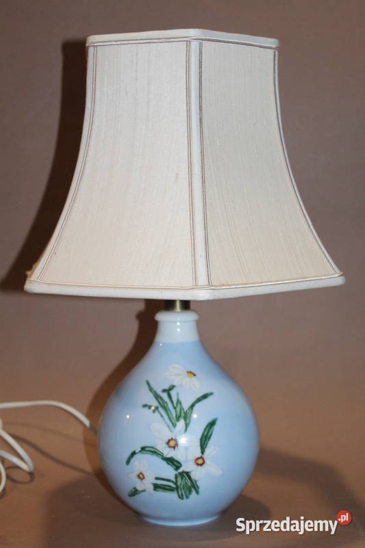 Porcelanowa lampa ręcznie malowana 211 FiaF Szczecin