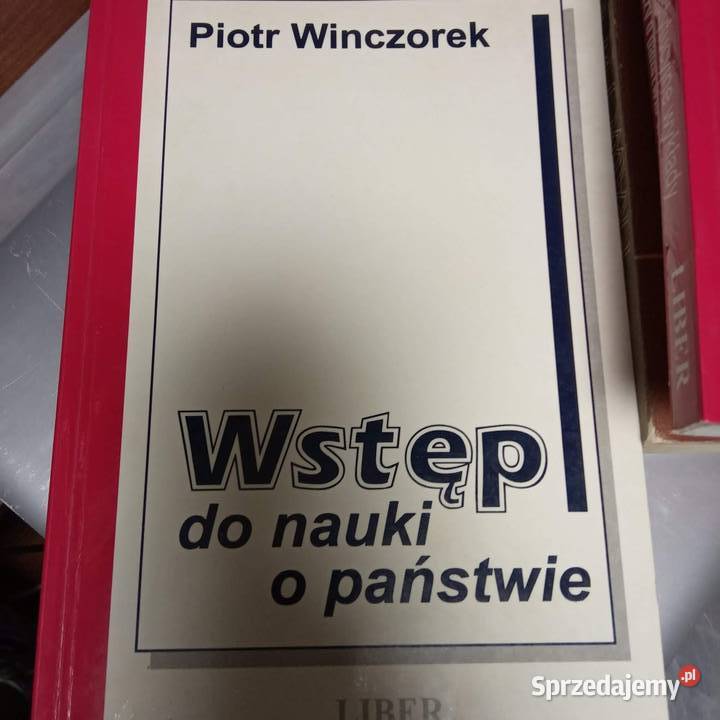 Wstęp do nauki o państwie Wieczorek antykwariat mazowieckie Warszawa