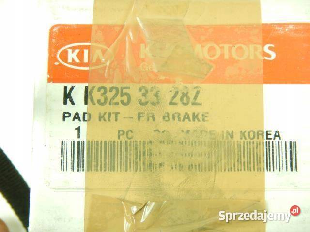 KLOCKI HAMULCOWE PRZÓD KIA PRIDE K32533282