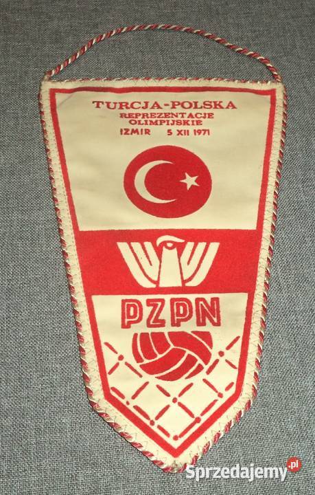 Anglia Polska Turcja Polska proporczyk piłka śląskie Piekary Śląskie sprzedam