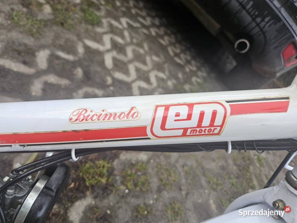 Rower motorower lem motor bicimoto 1980 PRL Parczew