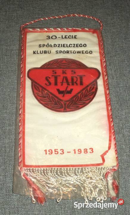 KS Gwardia Łódź SKS Start Łódź 1983 proporczyk Piekary Śląskie