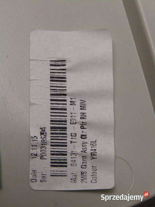 OSŁONA POSZYCIE SŁUPKA PRAWY TYŁ TYLNE HONDA CRV Osłony i zaślepki