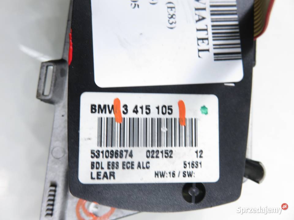 WŁĄCZNIK ŚWIATEŁ BMW X3 E83 3415105