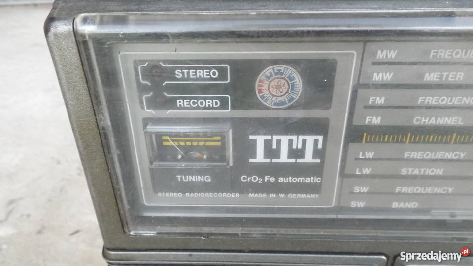 Radiomagnetofon ITT ICTECHNIK CrO2 Fe automatic Grodziczno