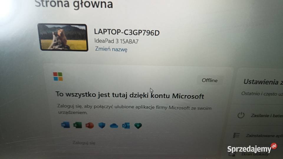 Laptop Lenovo IdeaPad 3 Pozostałe