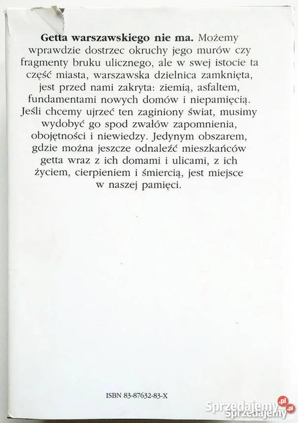 GETTO WARSZAWSKIE PRZEWODNIK NIEISTNIEJĄCYM Piotrków Trybunalski