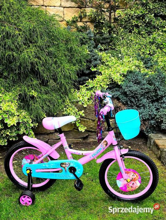 399 Rower 16 różowy Elza Frozen śląskie Zabrze
